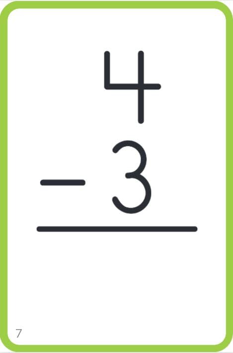 Subtraction Flash Cards (Flash Card Series)