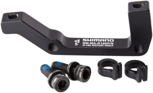 Shimano MA-F Disc Brake Mounting Bracket (Black, 203-mm Post/Post Front)