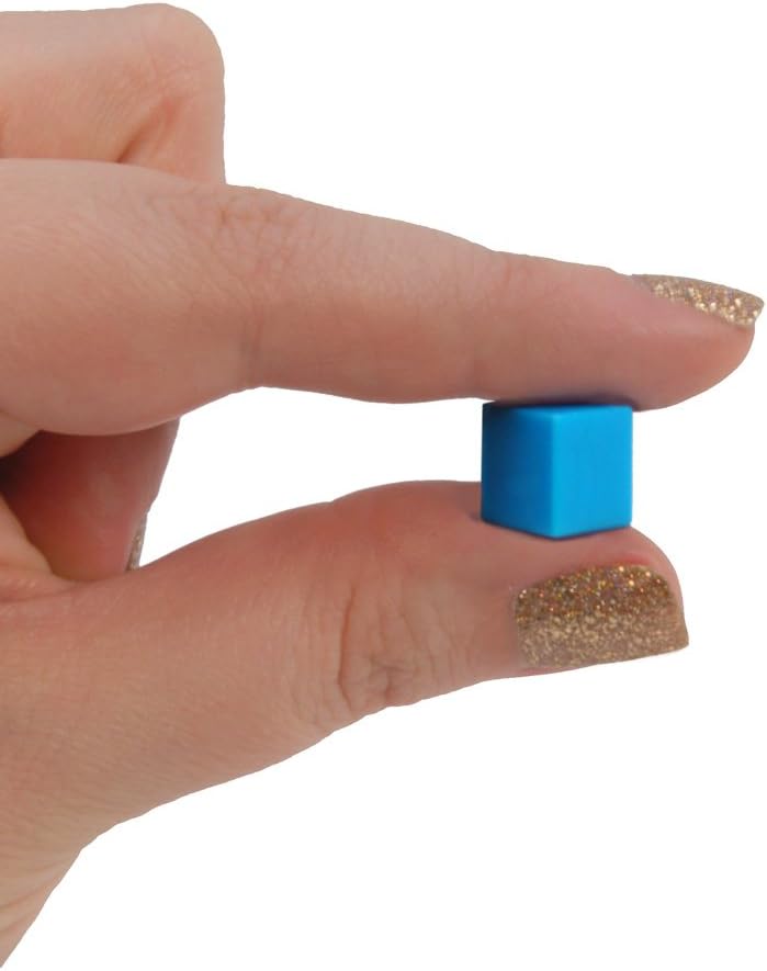 EAI Education Base Ten Units: Blue Plastic - Set of 100