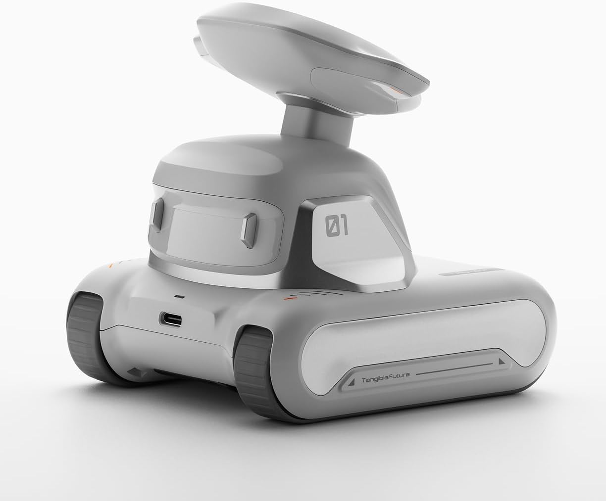 LOOI Robot-Space Black-AI Desktop Companion,ChatGPT&Gemini Voice Interaction,Visual Understanding,Personality&Memory,10W Wireless Charging,Tech&Gadget Gift,Electronic pets,Toy,Geek,Desktop Setup