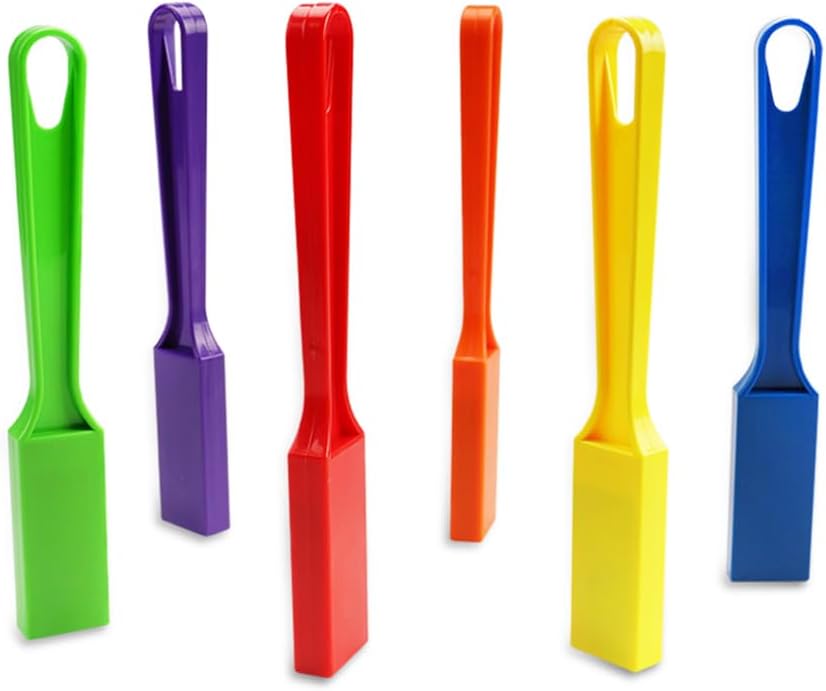 Pack of 6 Rainbow Magnetic Wand Set for Kids with Magnet Bar, Use for, Science Experiments, Bingo, Fridge, and Magnetic Concepts, Homeschool Supplies ,Age 6+