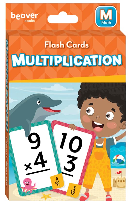 Head Start Flash Cards – Multiplication – 36 Cards – Ages 6+ – Times Tables Practice