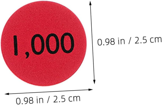 Milisten 200pcs Place Value Discs for Math Learning Counting Chips for Early Education Versatile Educational Tools for Cognitive Development Boy Girl