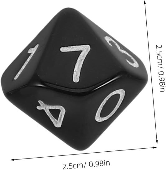 30pcs Multi Sided Place Value Dice Portable Game Supplies for Tabletop Games Education and Parties Plastic Construction for Enhanced Gameplay Experience