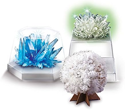 4M Kidzlabs Crystal Science Kit - DIY STEM Toys Lab Experiment, Educational Gift for Kids & Teens
