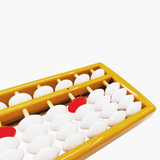 Abacus,Soroban, Abacus for Adults, Professional 13 Column Abacus for Math with Reset Button,Digits and Educational Learning Tool (9.8 inch)