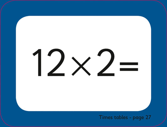 Times Tables Flashcards (Collins Easy Learning KS2)