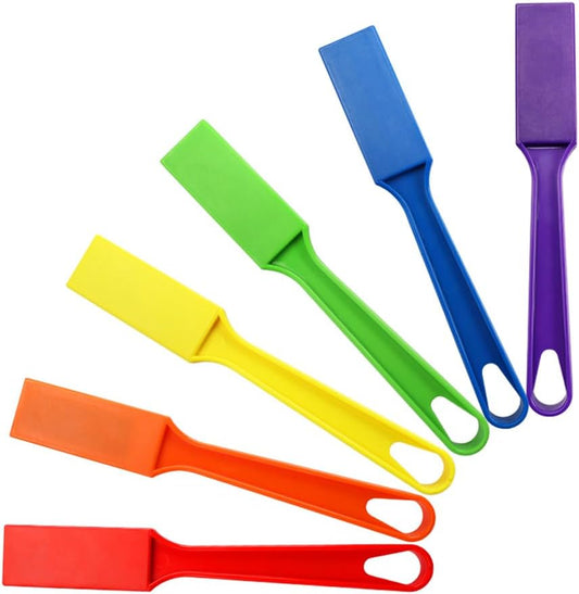 Pack of 6 Rainbow Magnetic Wand Set for Kids with Magnet Bar, Use for, Science Experiments, Bingo, Fridge, and Magnetic Concepts, Homeschool Supplies ,Age 6+