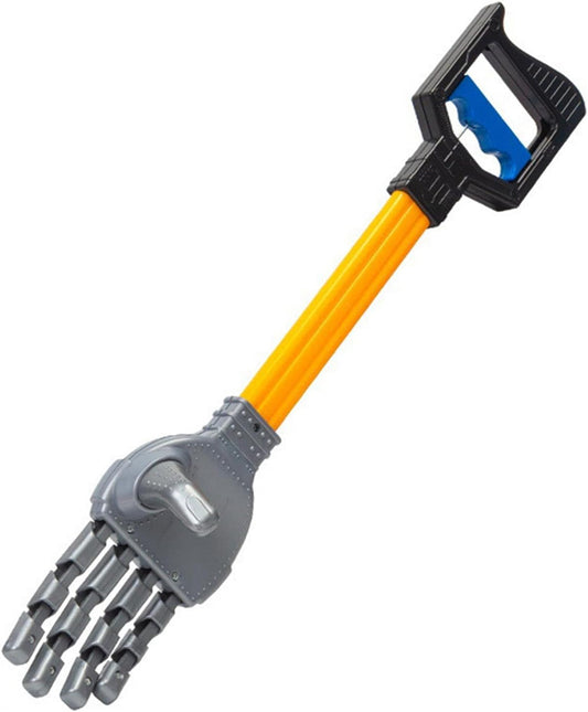 Robotic Claw Litter Picker Toy Hand Grabber Tool for Kids Hand Eye Coordination Training and Fun Games- L Blue