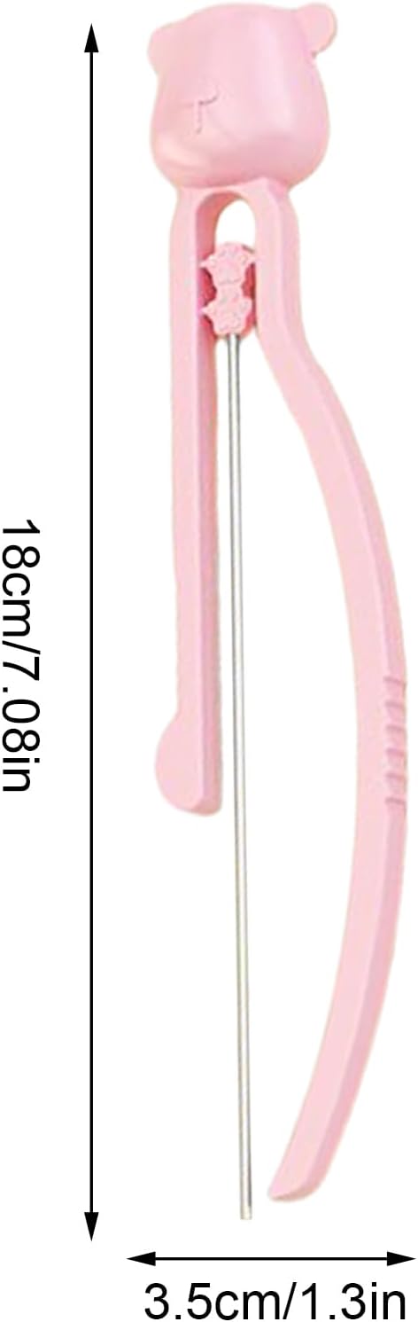 Ironing Bead Tools, Professional Hobbyist Tweezers for Kids with Organizer, Lightweight Construction for Steady Handling, Pattern Making Gear, 150g Set Pink