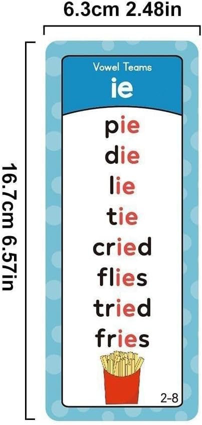 Phonics Word Cards for Beginners Learn to Read & Spell, 117 Sound Groups 900+ Words, Double Sided Flashcards Set for Fun Learning Activities