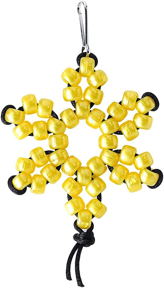 The Beadery - 9x6mm Barrel Pony Bead, Yellow Pearl - 900 Pieces - 750V274