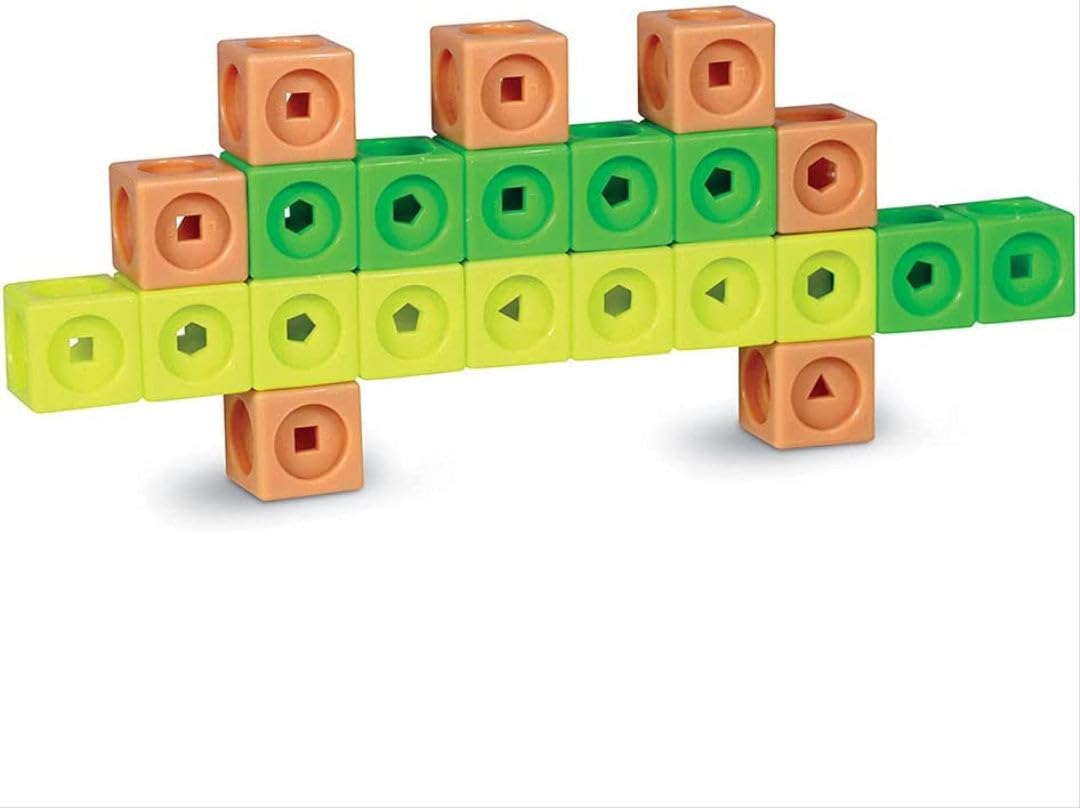 Learning Resources MathLink Cubes Early Maths Activity Set, Ages 5+, Early Maths Skills, Classroom and Homeschool, Maths Toys for Kids, Counting Resource for Kids, Maths Blocks, EYFS Resources