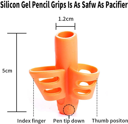 KOABBIT Pencil gripper kids/toddler handwriting aid tools for beginners,Pencil Holder for preschooler 2-4 Years learning to Write for Children's Training Pen Holding Posture Correction Tools(3 PACK)