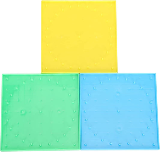 Tnfeeon Geoboard Array Block Double Sided Math Manipulative for Young Learners Enhances Fine Motor Skills Creativity Through Geometric Puzzles Transforms Abstract Concepts Into Tangible