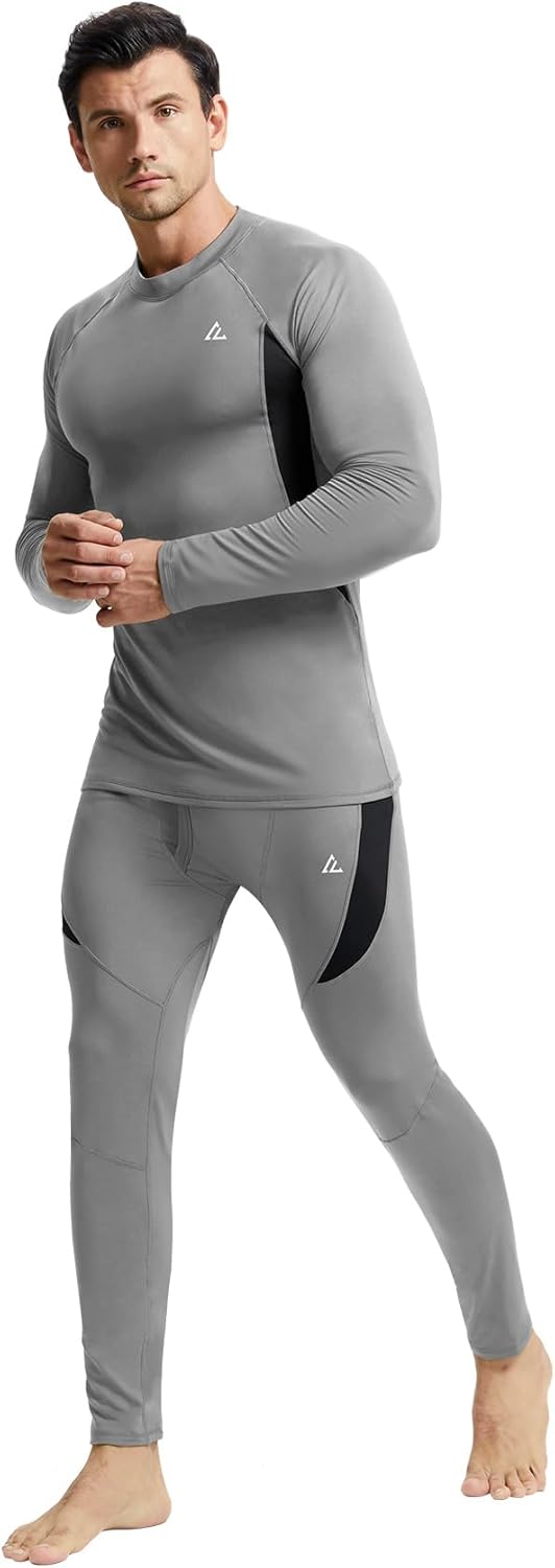 CL convallaria Thermal Underwear Long Johns Set Mens Winter Gift Hunting Gear Sport Base Layer Bottom Top - Colors B