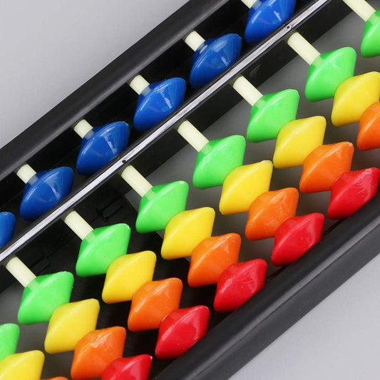 13 Column Portable Soroban Calculating Tool with Color
