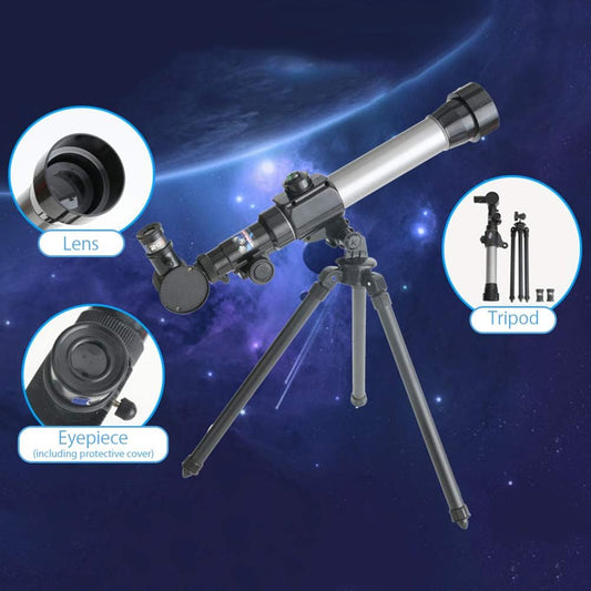 Telescopes for Kids Beginners, 60mm HD Refractor Telescope High Magnification Astronomy Telescope with Adjustable Tripod and 3 Eyepieces Gifts for Christmas Teen Boys (Assorted Color)