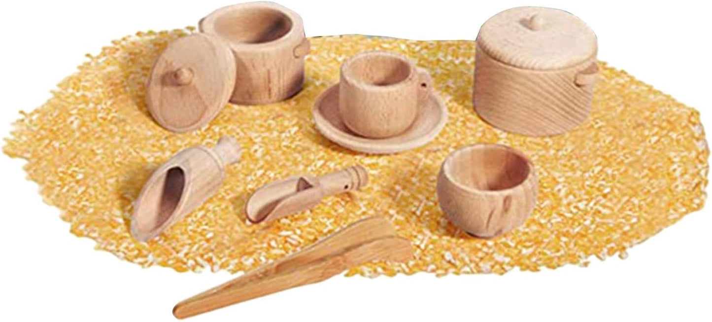 Sensory Bin Tools Set - 10 Piece Kit with Tray, Scoops and Tongs, Early Childhood Learning Tools, Fine Motor Skill Development, Transfer Work Learning | Sensory Play Educ
