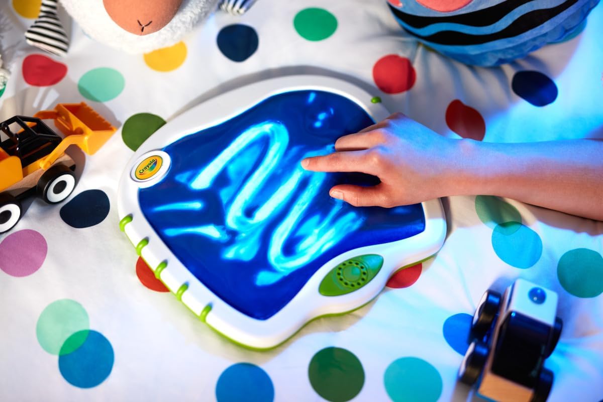 Crayola 2-in-1 Doodle Board for Toddlers, Squishy & Erasable Drawing Tablet, Educational Toddler Toy, Travel Activity, Sketching Pad, Gift for Kids