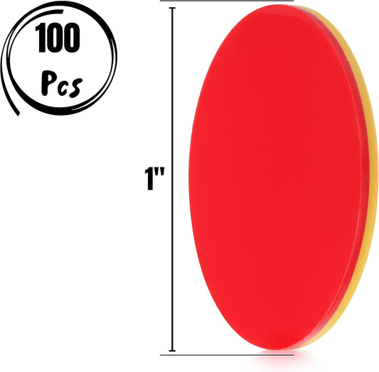 Mr. Pen- Two Color Counters, 100 pcs, Counters for Kids Math, Counters, Math Counters, Red and Yellow Counters, Math Counters for Kids, Counting Chips, Counters for Math