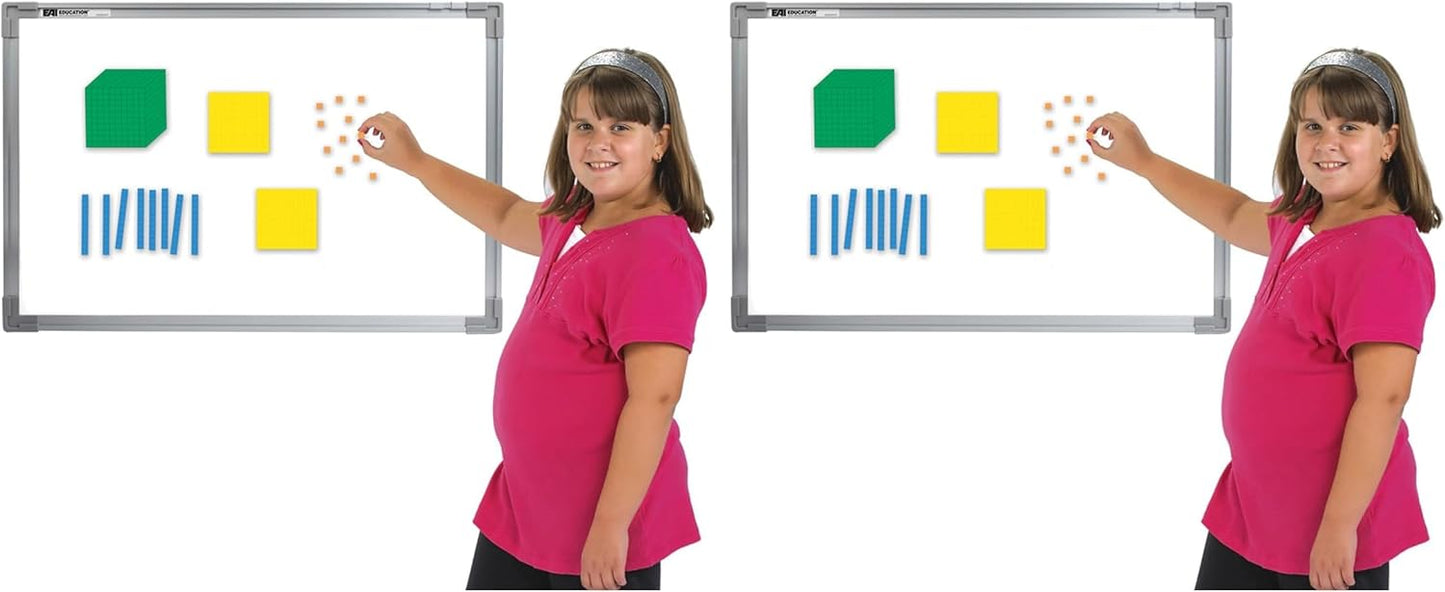 EAI Education Magnetic QuietShape® Foam Base Ten: Differentiated - Set of 53
