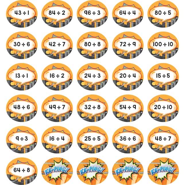 Really Good Stuff KA-PING! Multiplication and Division Game - 1 Game