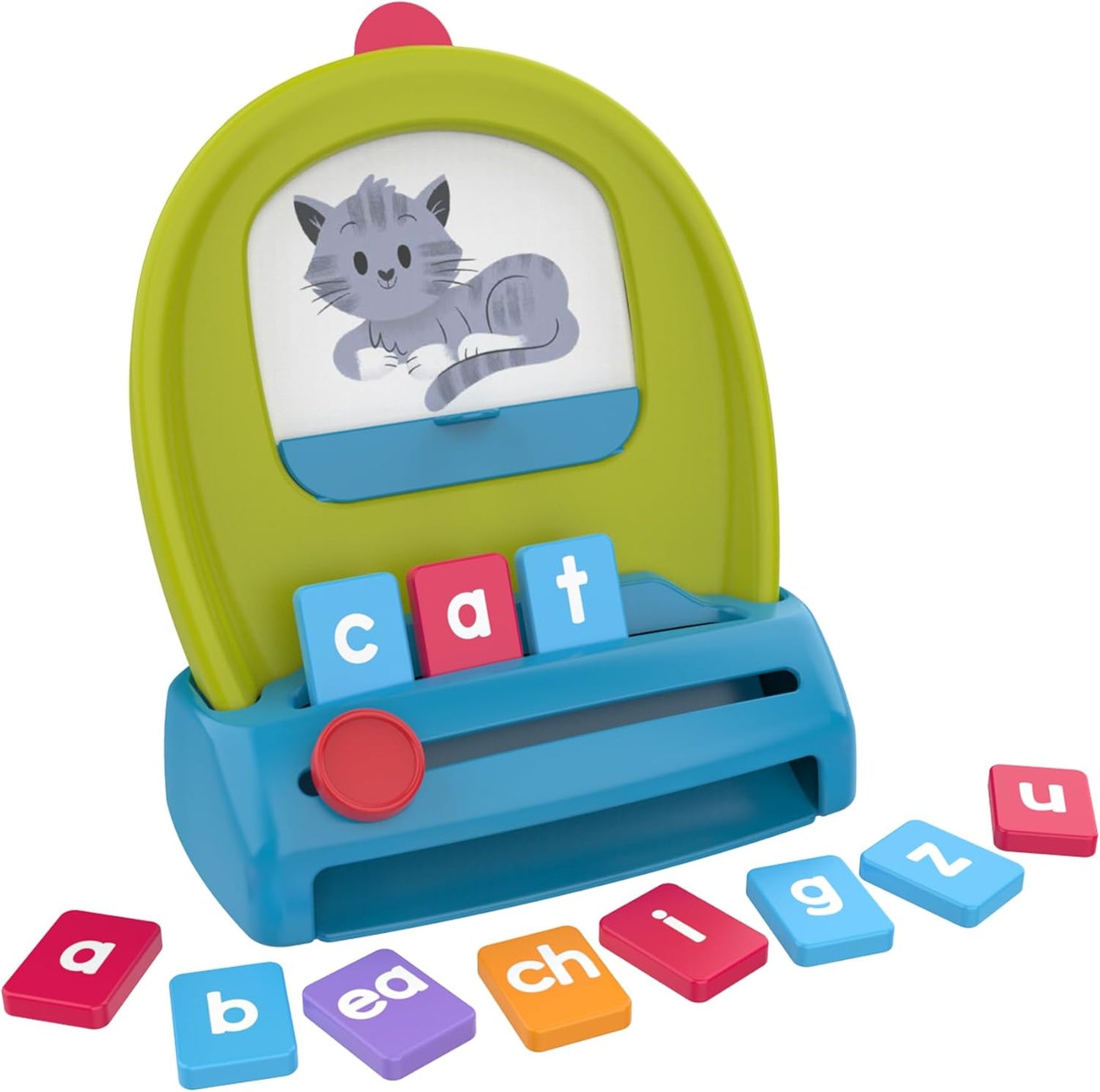 Educational Insights Spell & Drop Word Building Set - CVC Word Games, Kindergarten Learning Activities, Preschool Sight Words, Spelling Toys and Reading Games for Kids 5-7, Learn to Read Flash Cards