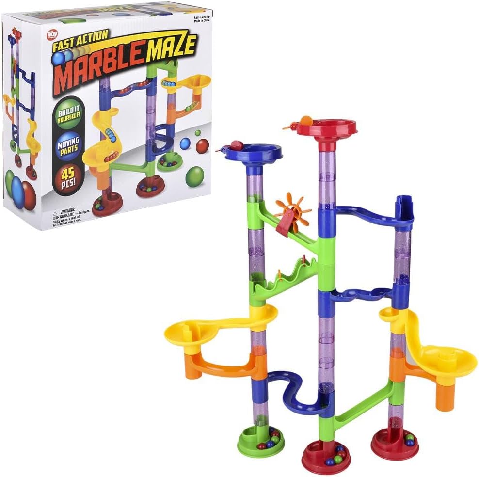 Rhode Island Novelty 45 Piece Marble Run