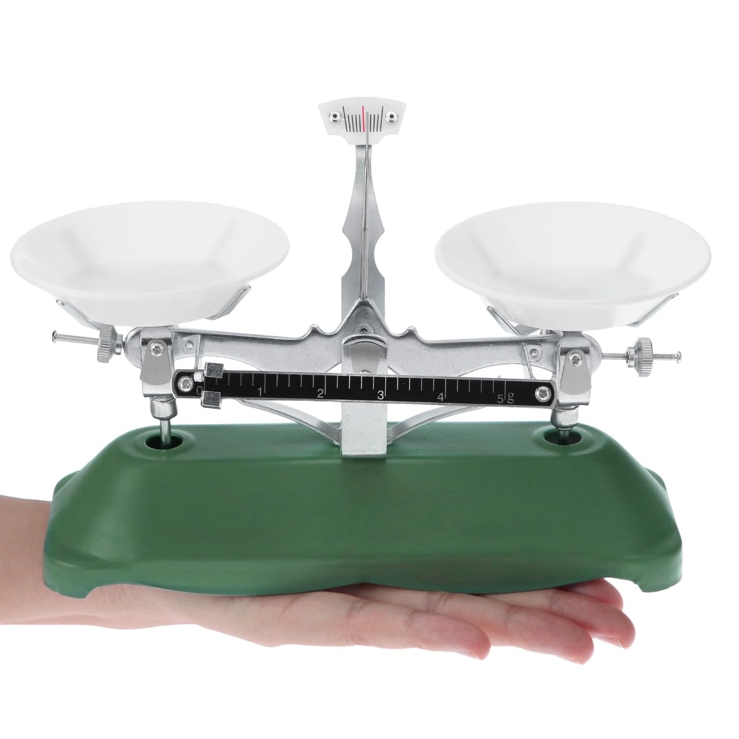 QWORK Balance Scale, 200g / 0.2g, Mini Laboratory Triple Beam Balance Beam Scale for Teaching Tool