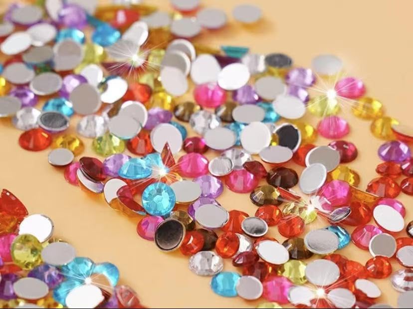 FONYANE Diamond Art for Kids & Girls & Boys,Gem Art Animal Stickers Craft Kit for Kids Ages 4-6-8-10-12,Arts & Crafts for Boys Girls Birthday Party Gift Toy