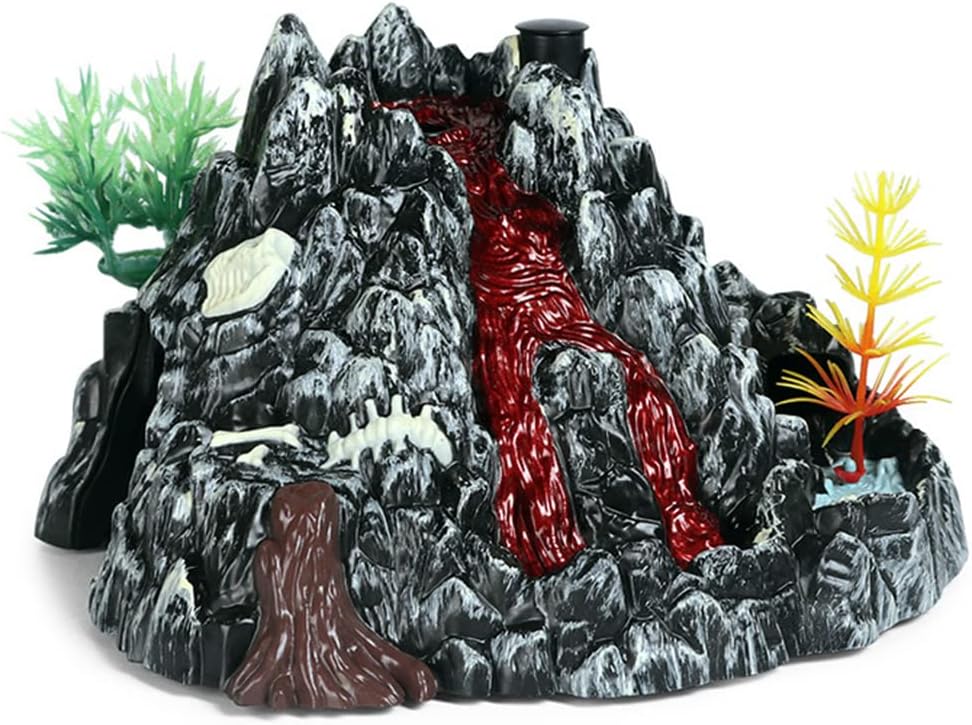 Electric Volcano Eruption Science Kit with Dinosaurs - STEM Toy for Kids Ages 6+