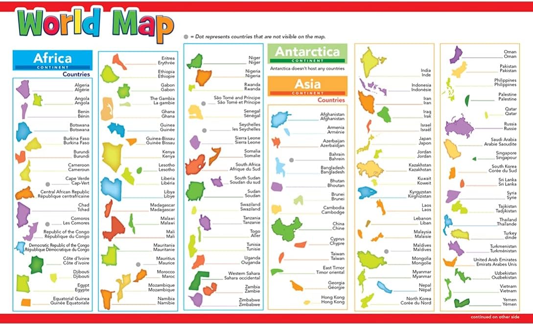 MasterPieces 60 Piece Educational Jigsaw Puzzle for Kids - World Map - 16.5"x12.75"
