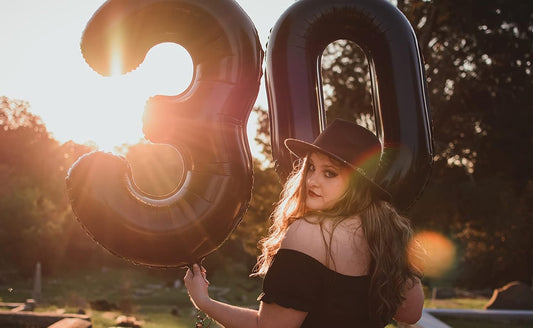 2 Numbers Balloon 40 Inch Line Black Two Balloon Number Birthday Decor, 2nd 12 21st Party Celebration Decorations Graduations Wedding Baby Shower - Colors A
