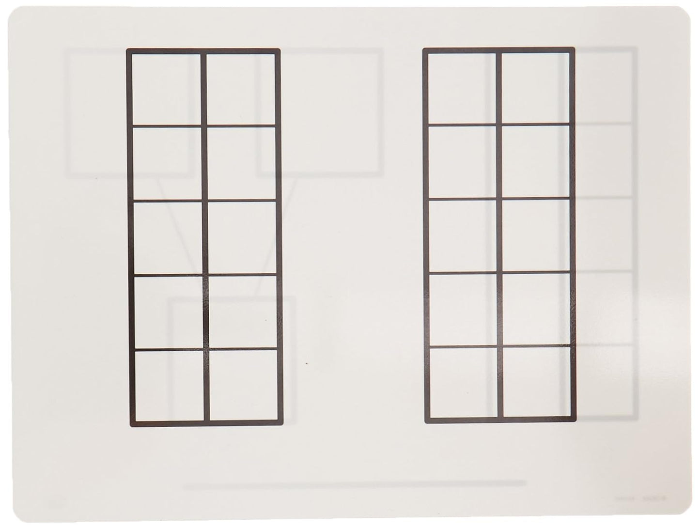 Didax Educational Resources Write & Wipe Ten-Frame Mats (211441)