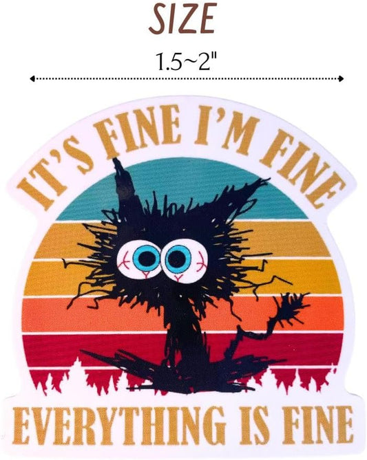 YJ PREMIUMS 12-Piece Fridge Magnets - Funny Memes, Cute Animals, and Words for Home/Office Decoration