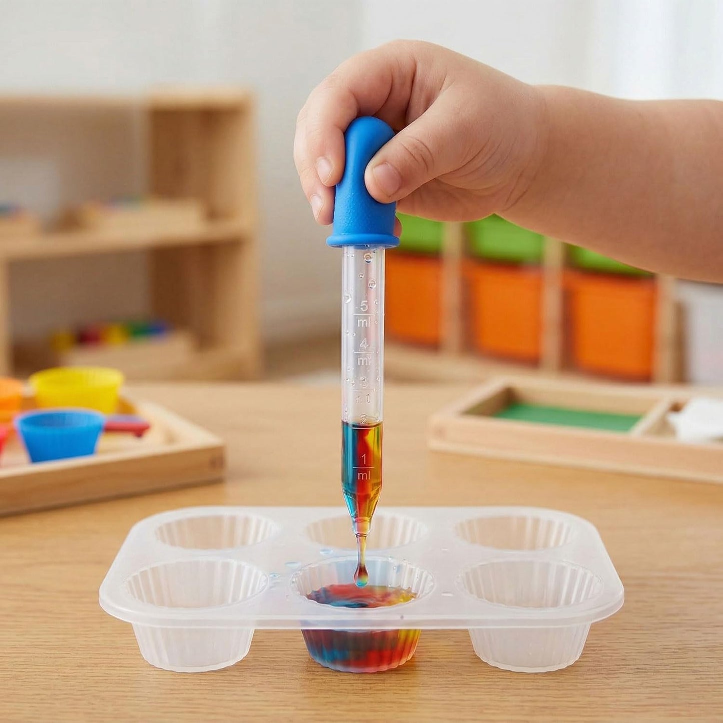 19 Pieces Sensory Bin Filler, Sensory Bin Tools Set with 5 Scoops, Tweezers, Mini Silicone Tong, Scissors Clip, Dropper, Beach Shovels, Funnel, Sensory Bin Accessories Tools