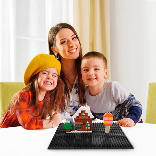 Lekebaby 6 Pack Classic Baseplates 10" x 10", Building Base Plates for Building Bricks, 100% Compatible with Major Brands and Activity Table-Baseplate, Sturdy & Safe, Age 3 and up Kids, Multicolored 3
