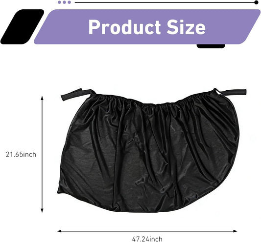 WZP 2PCS Car Window Shades, UV Protection Side Car Window Sun Shades, Breathable Mesh Back Covers for Baby/Camping, Universal Heat Block Window Covers for Most Cars (47.2x21.6")