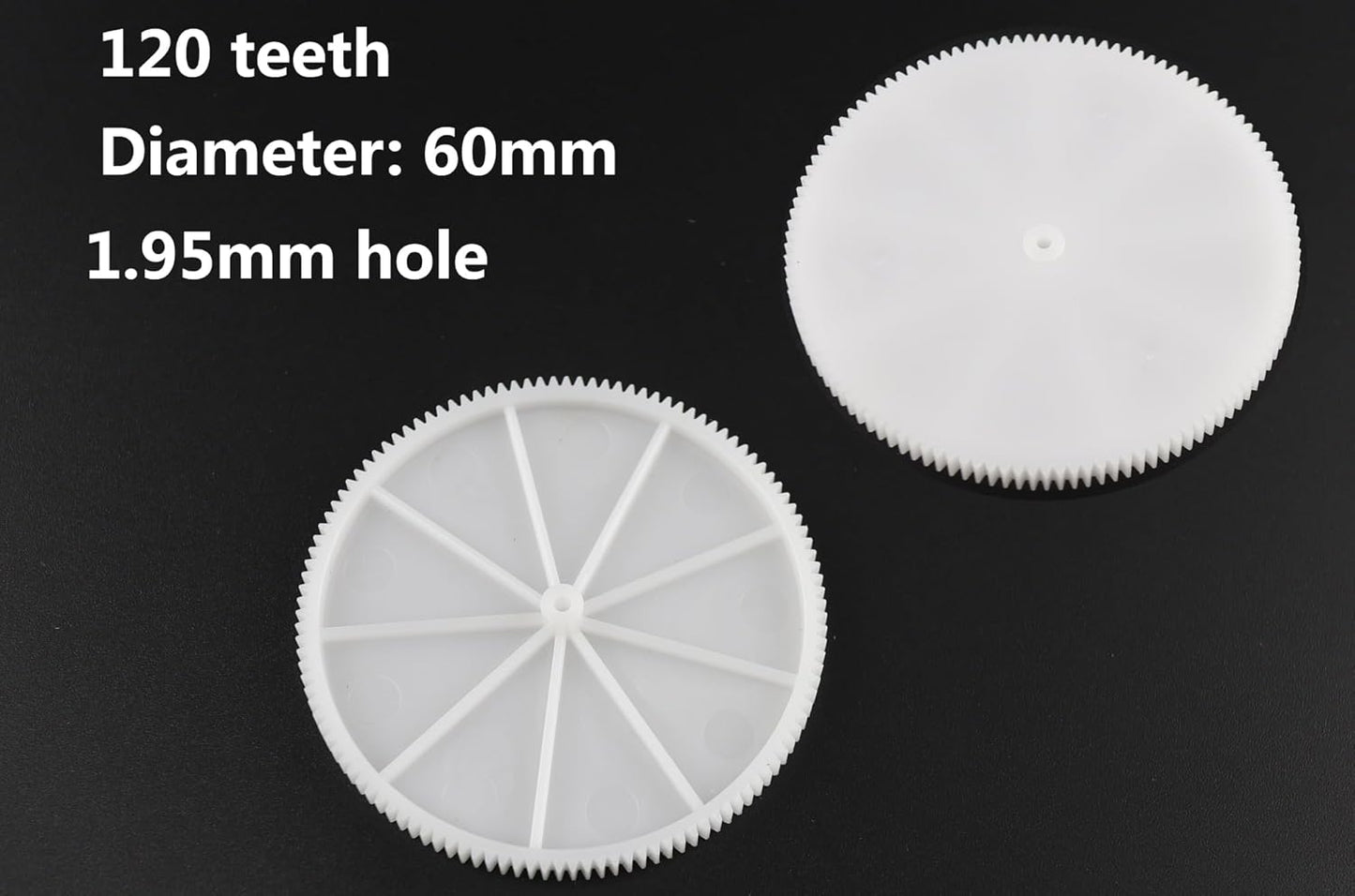 200pcs 0.5 Mold Plastic Motor Gears Small Set Plastic Crown Gear Single Double Reduction Gear Worm Gear Electric Motor