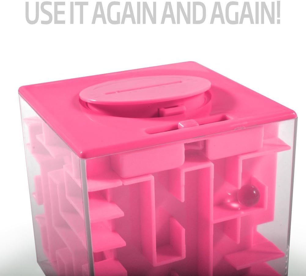 Trekbest Money Maze Puzzle Box - A Fun Unique Way to Give Gifts for Kids and Adults (Green)