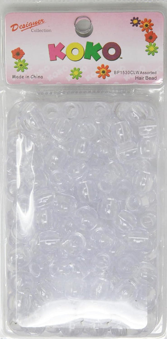160PC 12x15 mm Premium Wholesale Pony Beads, Bracelet Cool Beads, Beads for Hair Braids, Beads for Kids Crafts, Plastic Beads, Hair Beads for Braids for Girls