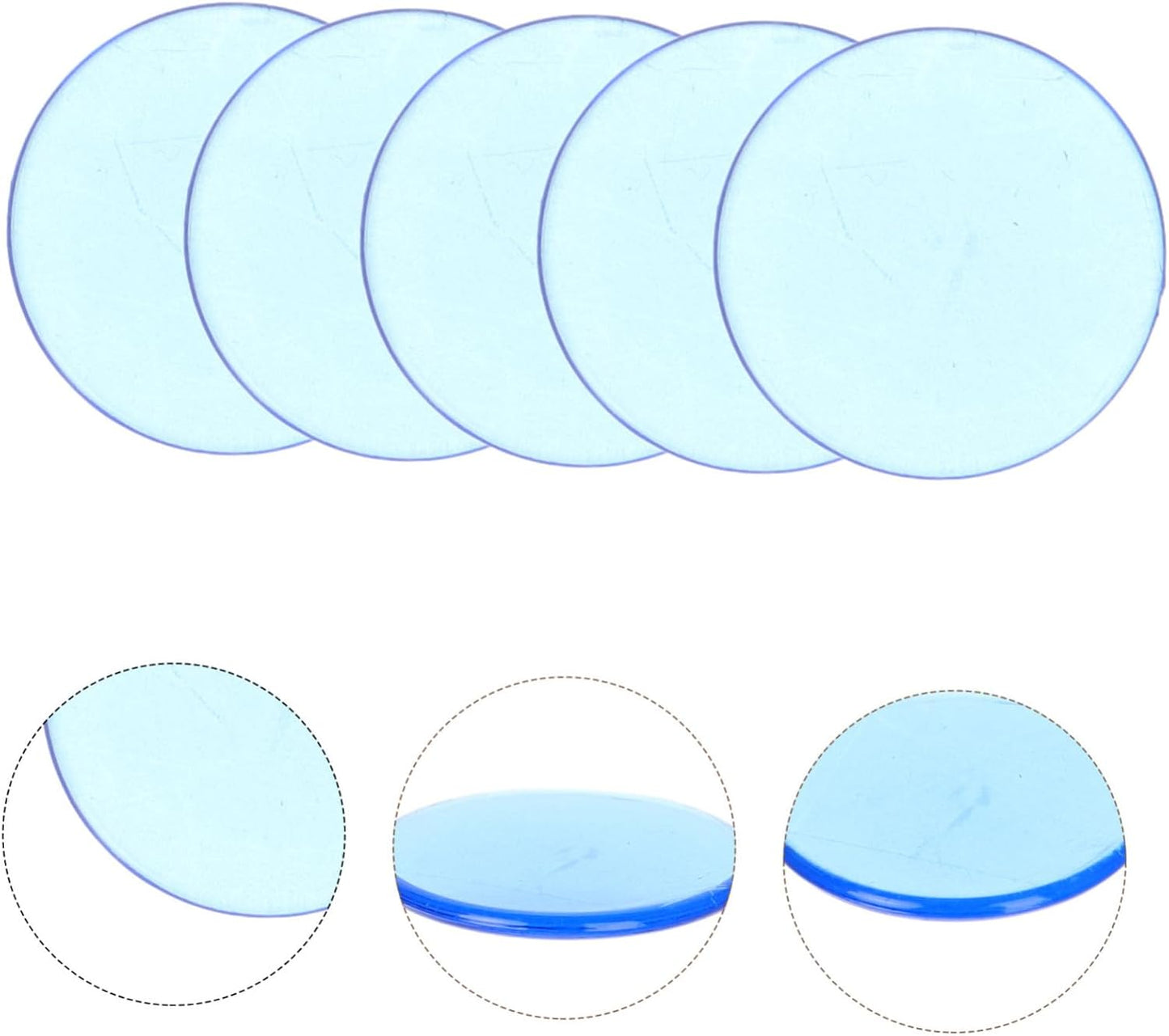 Kisangel 100pcs Bingo Chips for Math Counting Game Markers Plastic for Educational Activities and Game Night Fun
