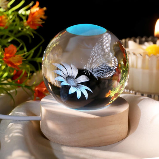 3D Solar System Crystal Ball Space Lover Model Themed Gifts 3D Planets Glass Ball 60mm Decorative Sphere Decor Astronomy Birthday Gift
