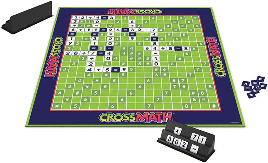 MindWare CrossMath - Engaging 2-4 Player Math Games for Kids, Multiplication Game - Includes Additional Activities and Guidebook