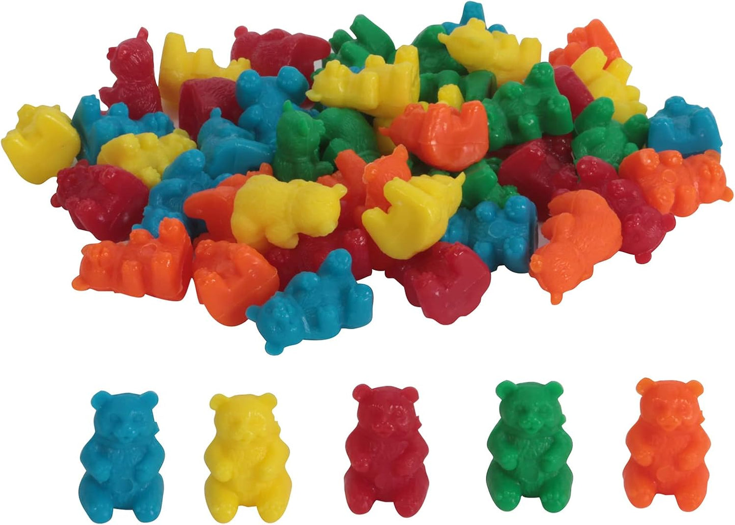 50 Counting Bears with 5 Cups