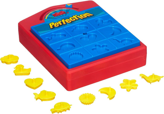 Hasbro Gaming Perfection Game for Kids | Popping Shapes and Pieces | Preschool Board Games for Clasroom | Back to School Gifts | Ages 4+ (Amazon Exclusive)