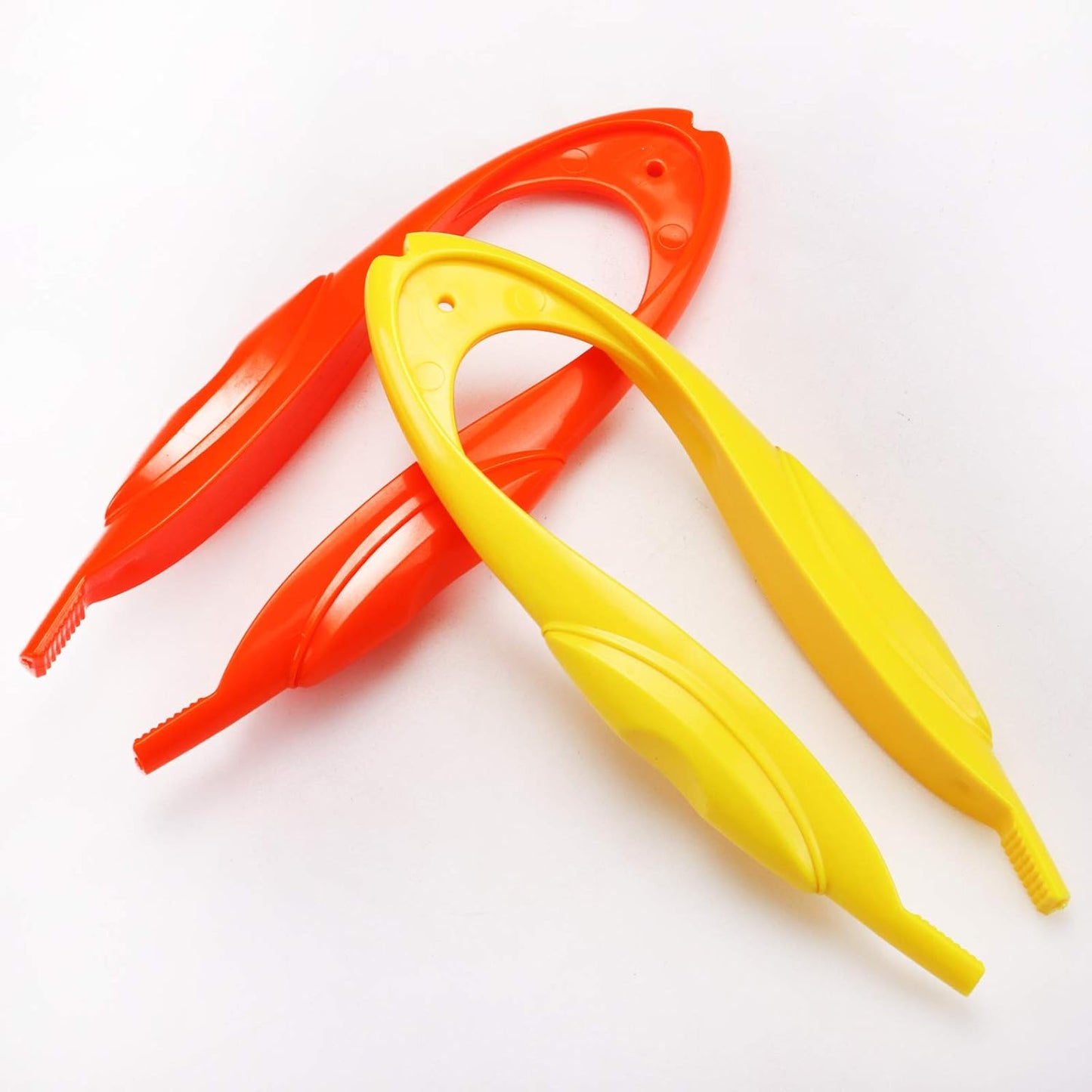 6Pcs Plastic Colorful Easy Grip Rainbow Tweezers, Easy Grasp Science Lab Tools Accessories for Kids