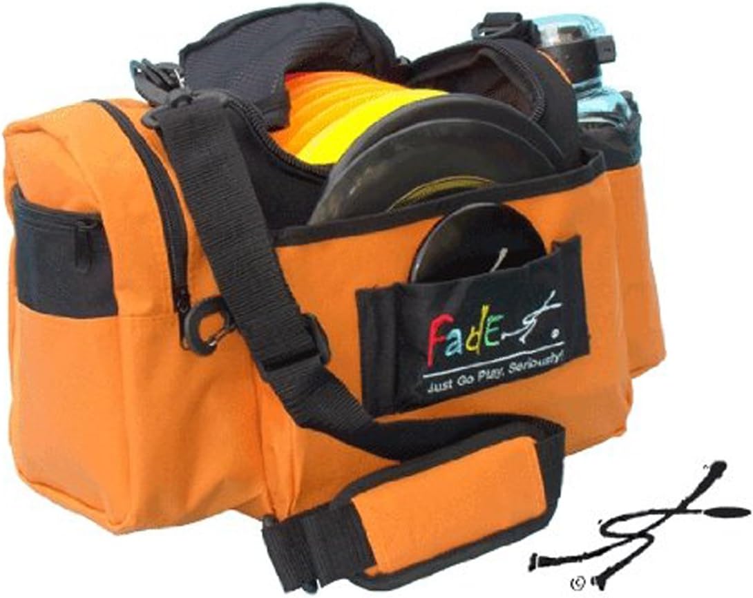 Fade Crunch Disc Golf Bag – Lightweight, Durable, and Insulated Shoulder Bag for All Skill Levels - Practice Bag - Lightweight Bag for night golf