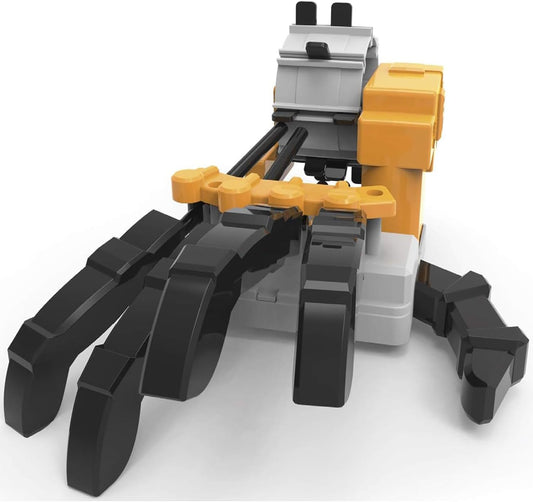 4M: KidzRobotix - Motorized Robot Hand - DIY Building Science Kit, Programmable Drum, Lever-Based Fingers, Precision Gear System, STEM Toy, Kids 8+